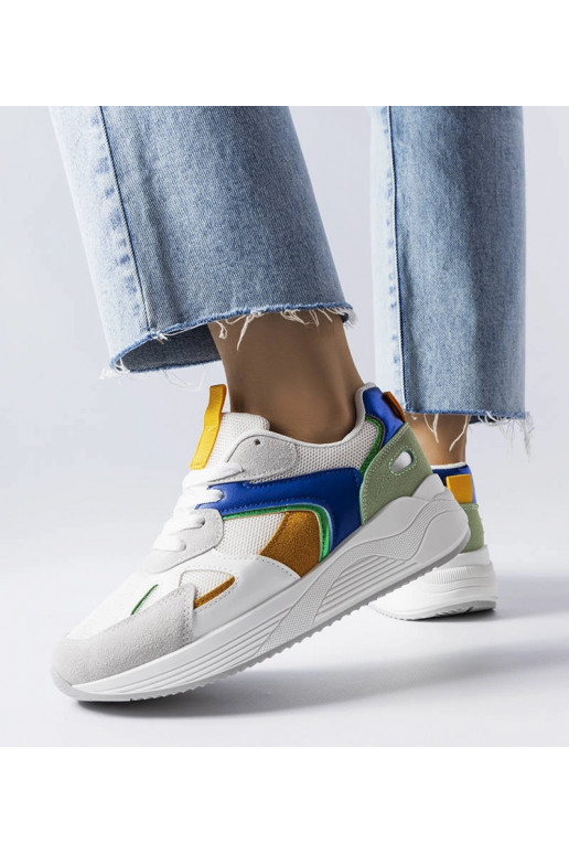 Weiße Sneaker „Riel“ aus gemischtem...