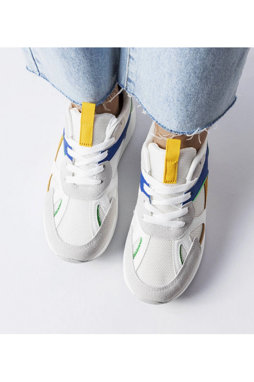 Weiße Sneaker „Riel“ aus gemischtem...