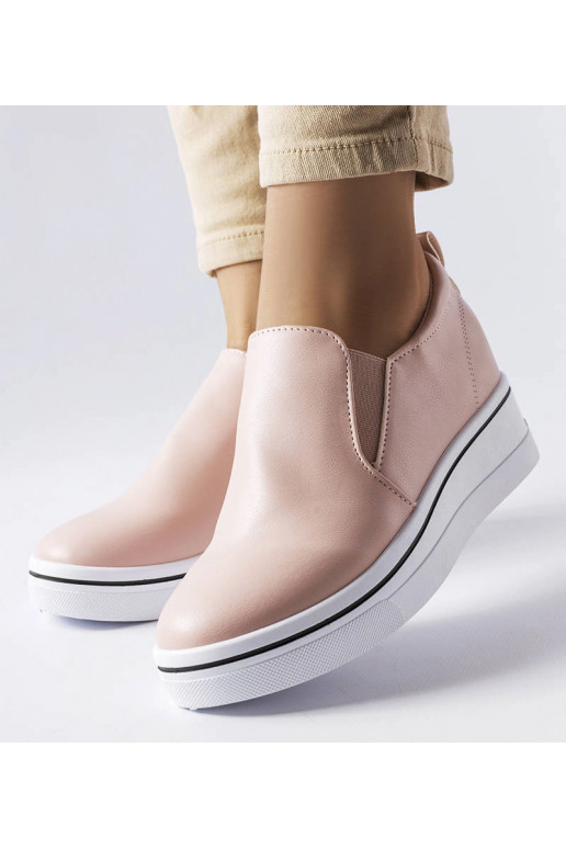 Francoeur – Rosa Slip-On-Sneakers mit...