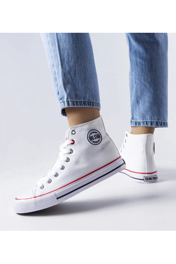 Weiße High-Top-Sneakers... 2