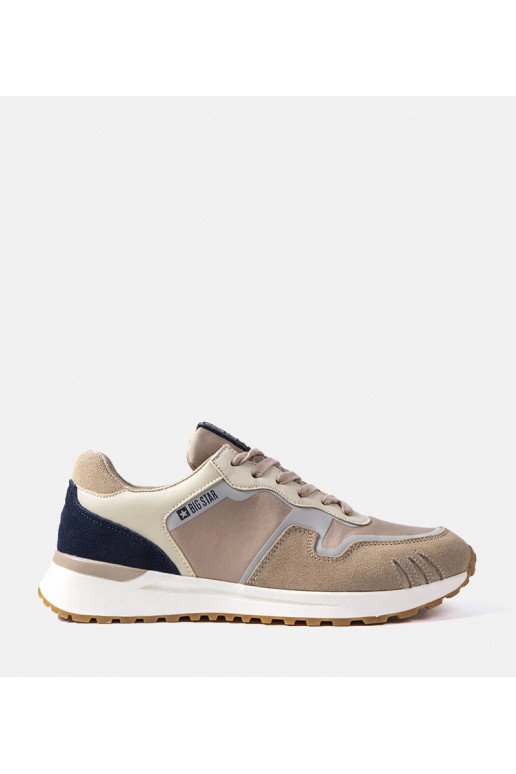 Beige Wildleder-Sneakers Big Star...