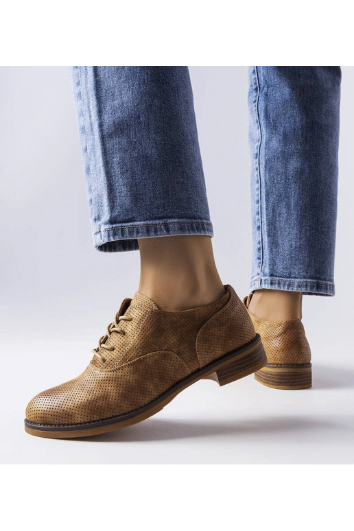 Braune perforierte Kairaouani-Schuhe