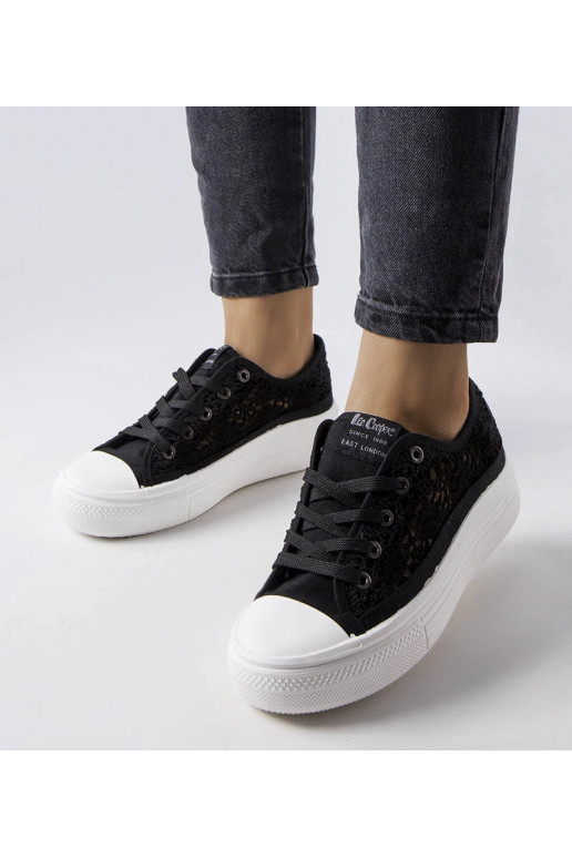 Schwarze Lee Cooper Sneakers...