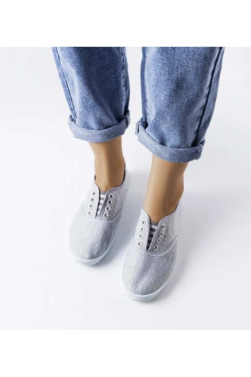 Slip-On-Sneakers „Vilma“ aus grauem...