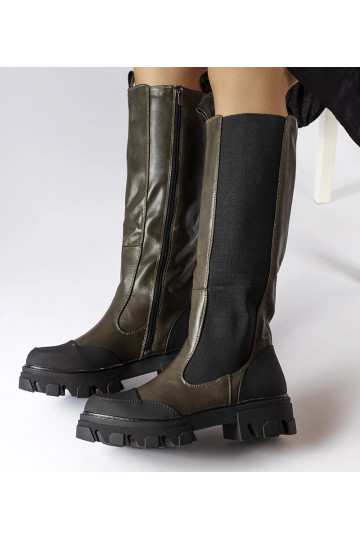 Grüne hohe Stiefel von... 2