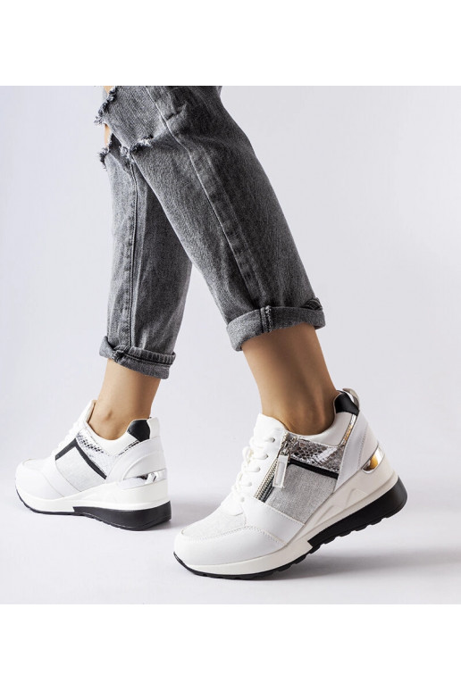 Weiße Keilsneaker von Deodata