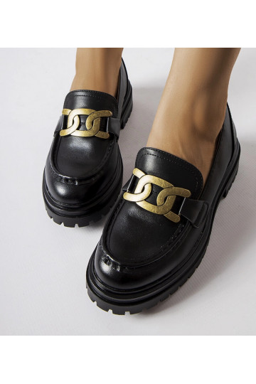 Schwarze Loafer verziert... 2