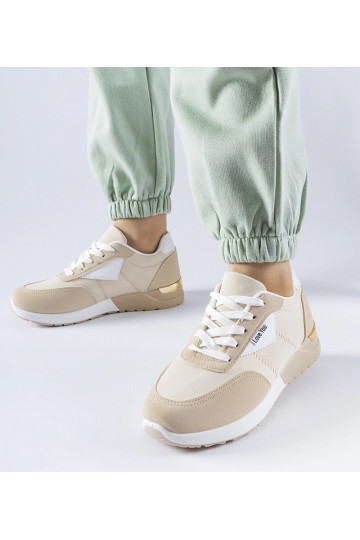 Beige Stoff-Sneaker Geraldino 2