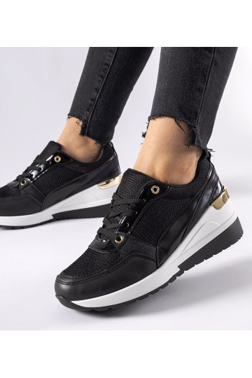 Schwarze Gauvin-Keilsneakers 2