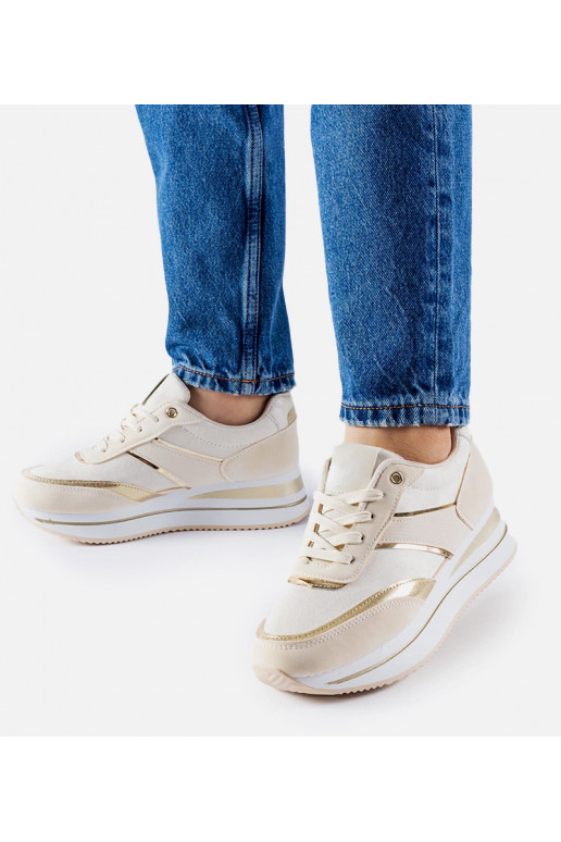 Beige Sneaker auf der Nutter-Plattform