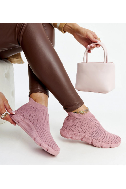 Rosa leichte Sport-Sneaker von Vaclav