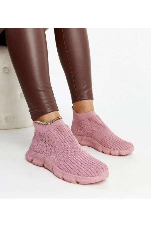 Rosa leichte Sport-Sneaker von Vaclav