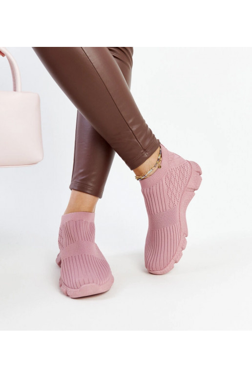 Rosa leichte Sport-Sneaker von Vaclav