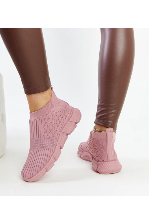 Rosa leichte Sport-Sneaker von Vaclav