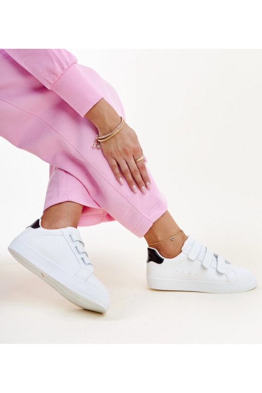 Schwarz-weiße Samala-Sneaker mit...