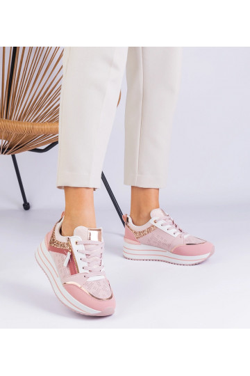 Rosa Plateau-Sportsneaker... 2