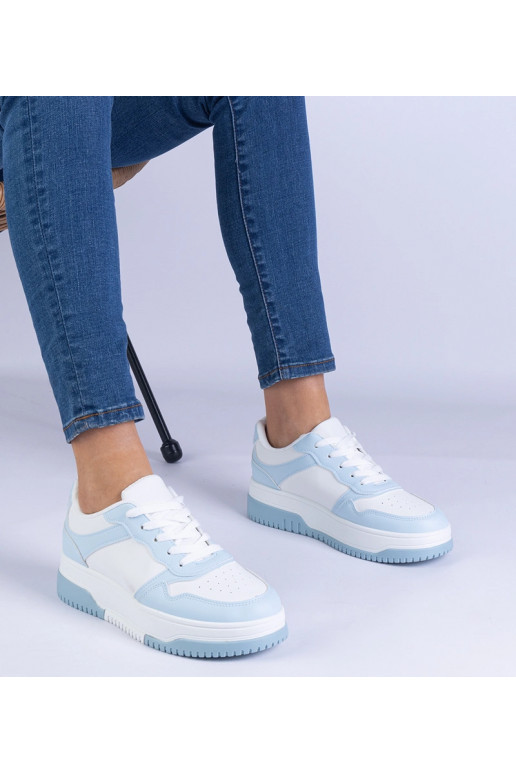Blaue Sneaker mit dicker Sohle Undina