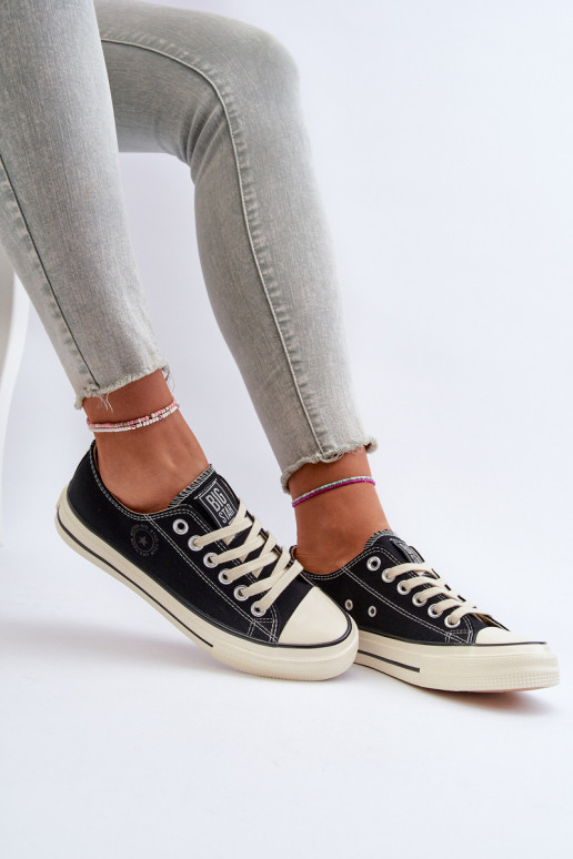 Niedrig Freizeitschuhe Big Star NN274269 schZuarze Farbe