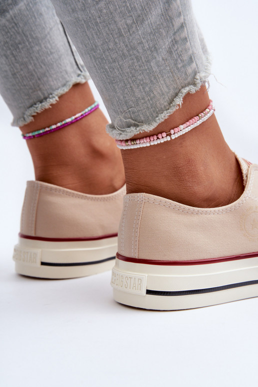 Niedrig Freizeitschuhe Big Star NN274272 Beige Niedrig Freizeitschuhe Big Star NN274272 Beige