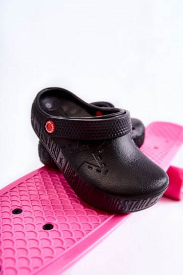 Kindisch Leichte Hausschuhe Crocs Big Star II375001 schZuarze Farbe 2