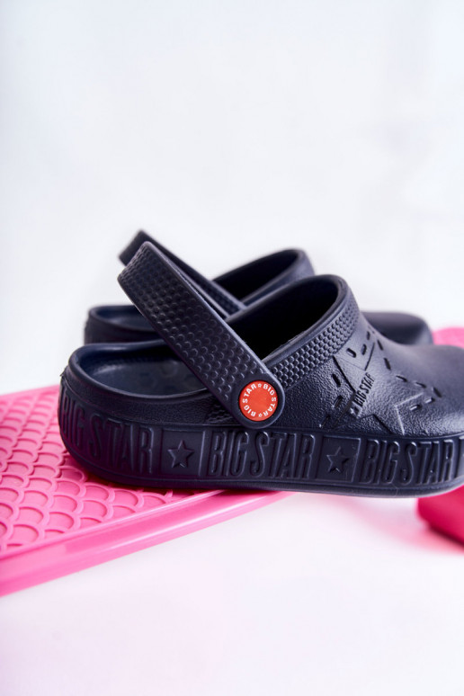 Kindisch Leichte Hausschuhe Crocs Big Star II375002 Dunkelblau Kindisch Leichte Hausschuhe Crocs Big Star II375002 Dunkelblau