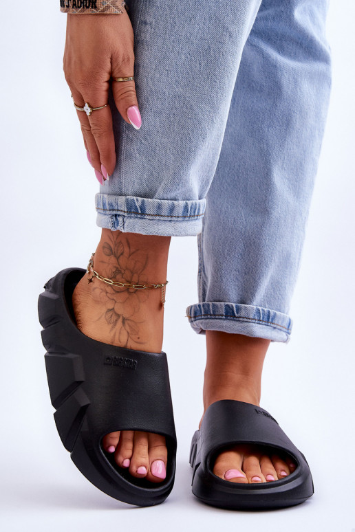 Damenhausschuhe mit Schaumstoff Big Star LL274594 schZuarze Farbe  Damenhausschuhe mit Schaumstoff Big Star LL274594 schZuarze Farbe