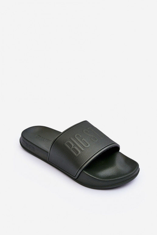 Leichte Hausschuhe aus Schaumstoff Männlich Big Star MM174324 Khaki-Farbe-Farbe