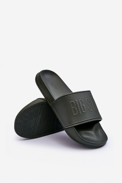 Leichte Hausschuhe aus Schaumstoff Männlich Big Star MM174324 Khaki-Farbe-Farbe