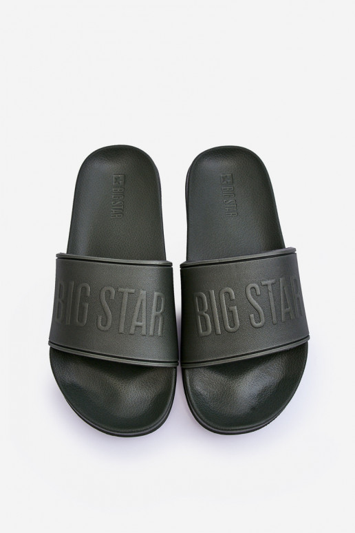 Leichte Hausschuhe aus Schaumstoff Männlich Big Star MM174324 Khaki-Farbe-Farbe