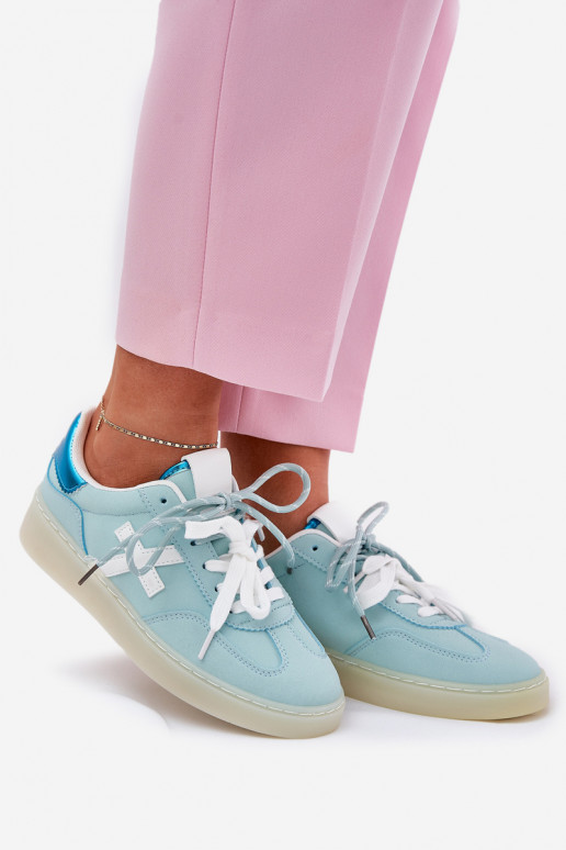 Niedrig Turnschuhe Feminin mit Leopardenfellmuster Mintfarbe Zelevelis Niedrig Turnschuhe Feminin mit Leopardenfellmuster Mintfarbe Zelevelis