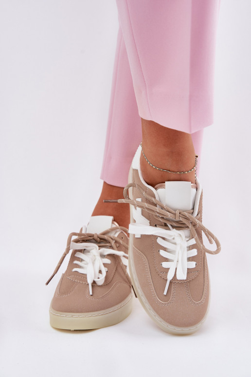 Niedrig Turnschuhe Feminin Beige Zelevelis Niedrig Turnschuhe Feminin Beige Zelevelis