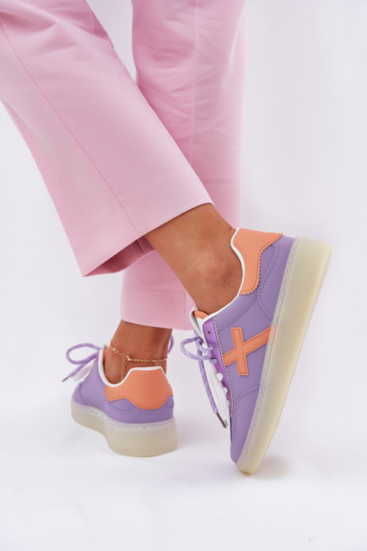 Niedrig Turnschuhe Feminin Violette Farbe Zelevelis Niedrig Turnschuhe Feminin Violette Farbe Zelevelis