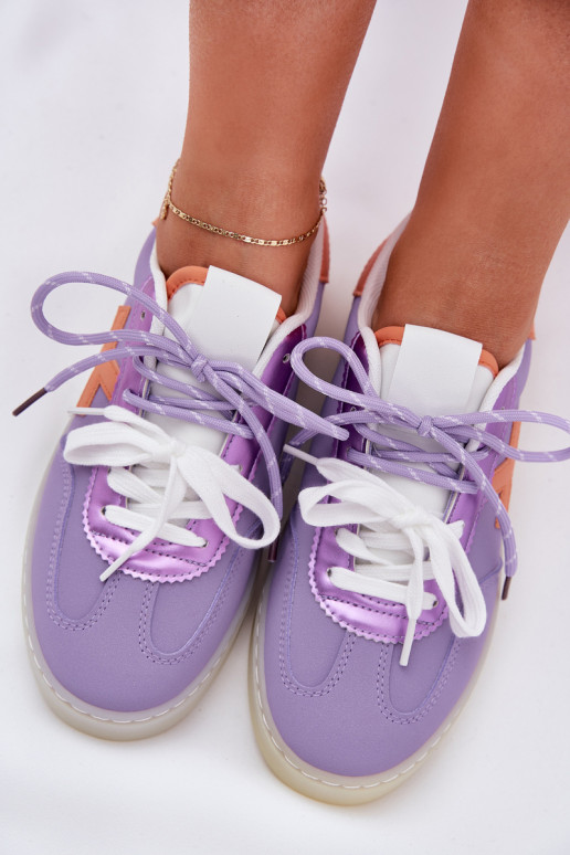 Niedrig Turnschuhe Feminin Violette Farbe Zelevelis Niedrig Turnschuhe Feminin Violette Farbe Zelevelis