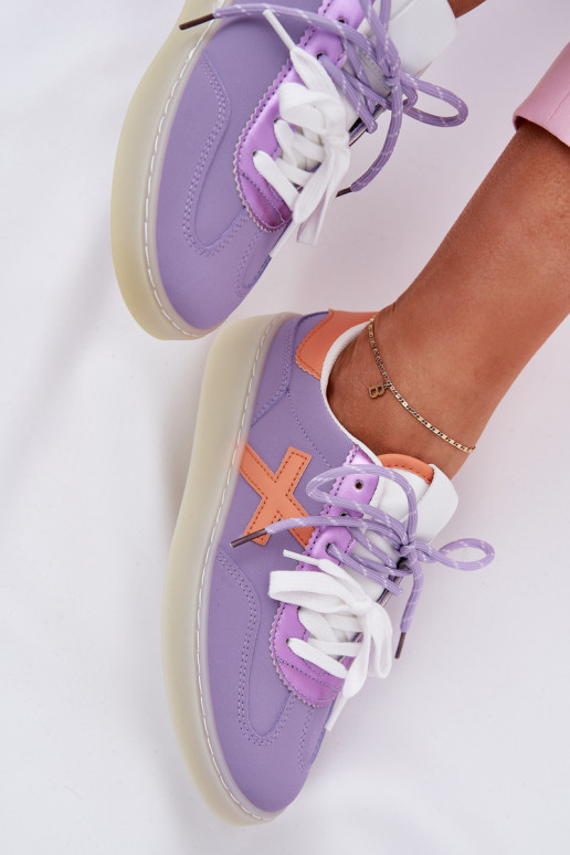 Niedrig Turnschuhe Feminin Violette Farbe Zelevelis Niedrig Turnschuhe Feminin Violette Farbe Zelevelis