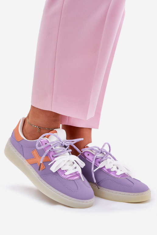 Niedrig Turnschuhe Feminin Violette Farbe Zelevelis Niedrig Turnschuhe Feminin Violette Farbe Zelevelis