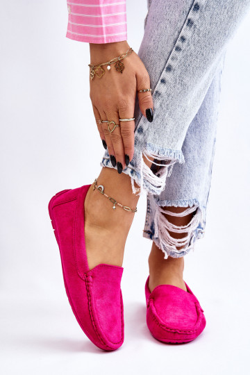 INildledermokassins Feminin pinke Farbe Morreno 2