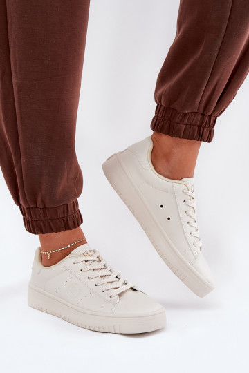 Niedrig Freizeitschuhe aus Öko-Leder Big Star NN274578 Beige
