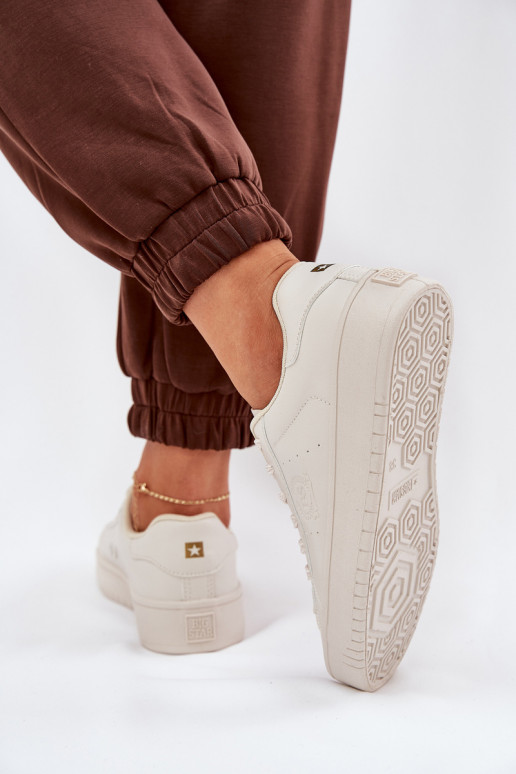 Niedrig Freizeitschuhe aus Öko-Leder Big Star NN274578 Beige Niedrig Freizeitschuhe aus Öko-Leder Big Star NN274578 Beige