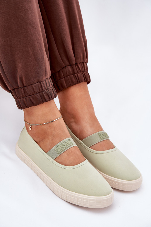 Frauen Schuhe Big Star NN274604 hellgrün Frauen Schuhe Big Star NN274604 hellgrün