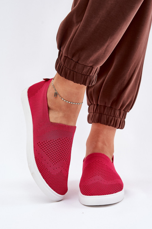 Feminin Turnschuhe Slip-on Big Star FF274A605 pinke Farbe Feminin Turnschuhe Slip-on Big Star FF274A605 pinke Farbe