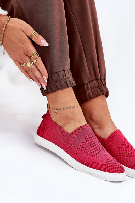 Feminin Turnschuhe Slip-on Big Star FF274A605 pinke Farbe Feminin Turnschuhe Slip-on Big Star FF274A605 pinke Farbe