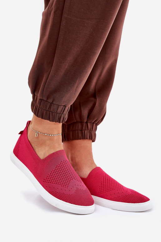 Feminin Turnschuhe Slip-on Big Star FF274A605 pinke Farbe Feminin Turnschuhe Slip-on Big Star FF274A605 pinke Farbe