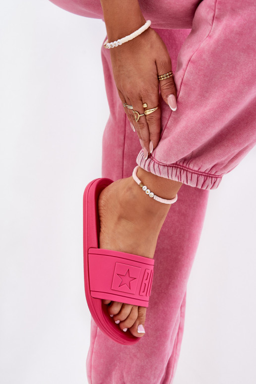 Damenhausschuhe Big Star NN274A668 pinke Farbe Damenhausschuhe Big Star NN274A668 pinke Farbe