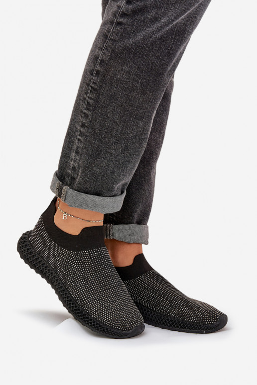 Ein überzeugendes Stilvollll Turnschuhe Feminin Mit Dekoration D&A TIN121 schZuarze Farbe Ein überzeugendes Stilvollll Turnschuhe Feminin Mit Dekoration D&A TIN121 schZuarze Farbe