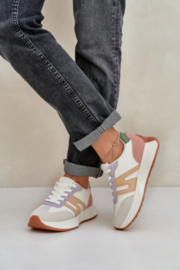 Turnschuhe Feminin mit einer Plattform Verschiedene Farben Emidi