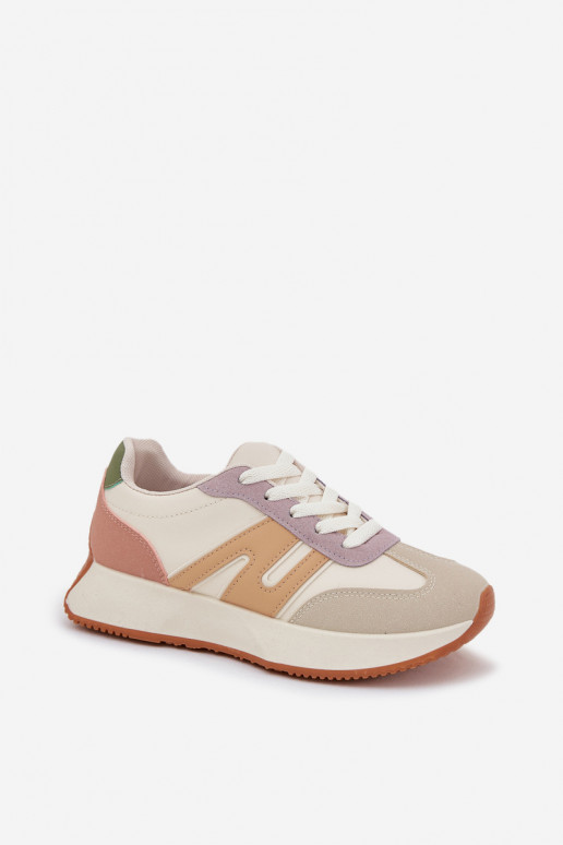 Turnschuhe Feminin mit einer Plattform Verschiedene Farben Emidi