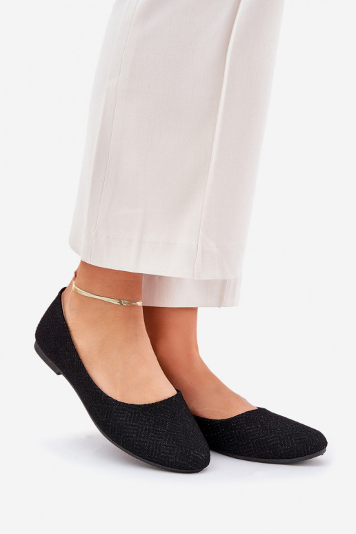 Ballerinas FrauenZuohnung mit Glanz schZuarze Farbe Tatorelis Ballerinas FrauenZuohnung mit Glanz schZuarze Farbe Tatorelis