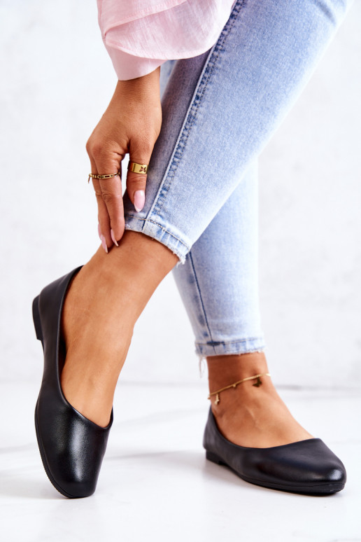 Haut Klassisches Stilvollll Ballerinas schZuarze Farbe Stacee Haut Klassisches Stilvollll Ballerinas schZuarze Farbe Stacee