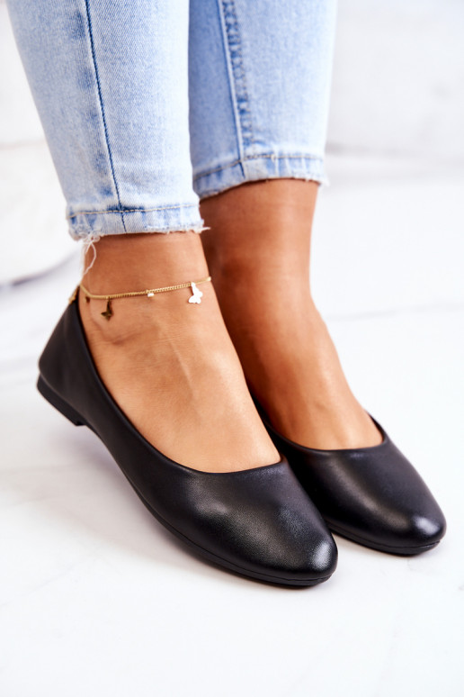 Haut Klassisches Stilvollll Ballerinas schZuarze Farbe Stacee Haut Klassisches Stilvollll Ballerinas schZuarze Farbe Stacee
