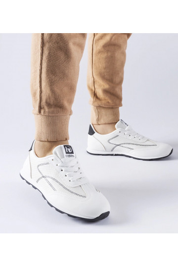 Schwarz-weiße Sport-Sneakers Pinarella
